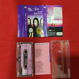 【原装正版磁带】黑鸭子全新专辑 伴你二十年 二十年的演唱组合