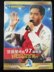 歌碟DVD   张国荣跨越九七演唱会（有轻微划痕，测试过没问题）