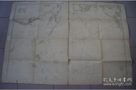 太平洋南西部 和太平洋北西部地图 水路部