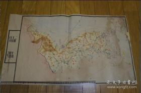 朝鲜地图  东京刊 明治版