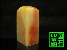【2434】老挝田黄冻印章，好料好料好料 6.2×3.4×2.4、、、、、寿山石印章石青田石昌化石巴林石龙蛋老挝石荔枝冻闲章