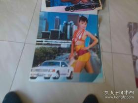 1995年美女泳装塑纸挂历 画 [都市淑女] 12张 [上部和月历剪掉]
