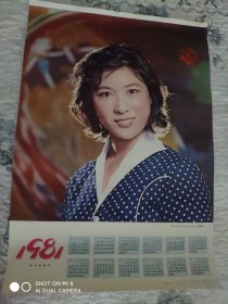 1981年历画---影片《天云山传奇》中的女主角：王馥荔