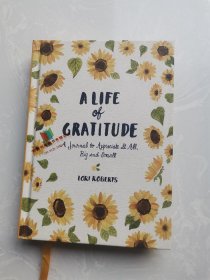 A Life of Gratitude 原版日记本 记事本