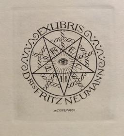 奥地利——考斯曼 Alfred Cossmann 藏书票版画原作6精品收藏