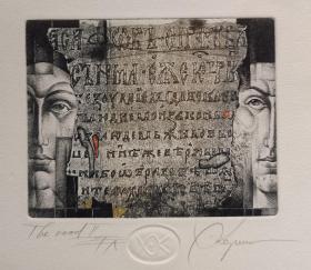 保加利亚 赫列斯多·克林 Hristo Kerin藏书票版画原作10 精品收藏