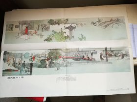 中国历史教学挂图 明清部分 （7） 清代丝织工场