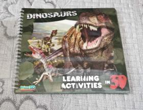 DINOSAURS Prime3D (3D动画书-恐龙、全英文)  PP材质，共10页