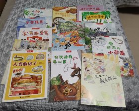 儿童时代图画书：13册合售（人类的扇子、芙蓉仙子、家有捣蛋鬼、冰雪精灵、小小种子旅行家、会说话的卷心菜、三二一拔老根儿、爷爷心中有条龙、爱提问的小草莓、寻找传说之树武夷山国家公园、香喷喷的早饭我要吃、快乐的园子、小可的红皮鞋）