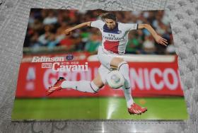 足球周刊 (夹页海报)：埃丁森 卡瓦尼