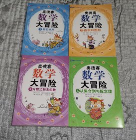 奥德赛数学大冒险（共四册）（1 数的世界、2 面积和图形、3 方程式和未知数、4 从集合到勾股定理、全四册、全4册）