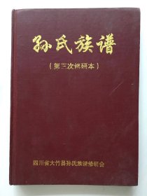 孙氏族谱[第三次修研本]