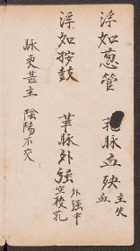 【提供资料信息服务】方脉杂抄 抄本