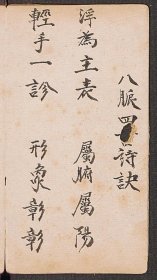 【提供资料信息服务】方脉杂抄 抄本