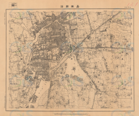【提供资料信息服务】【复制品】中华民国25年二十五年1936年浙江省嘉兴市《嘉兴城区图2张》民国嘉兴老地图老城区街道图老城厢图街道分布图古建筑寺庙河道遗址分布地图