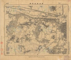 【提供资料信息服务】【复制品】民国36年1947年广东省佛山市南海区《南海县城市图2张》民国广东佛山南海县老地图老城区图城市街道图老城厢图街道分布图到每个村地图古建筑寺庙河道遗址分布地图