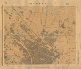 【提供资料信息服务】【复制品】民国36年1947年江苏省无锡市《无锡县城市图2张》民国无锡老地图无锡县老地图无锡老城区街道图镇江老城厢图街道分布图古建筑寺庙河道遗址分布地图