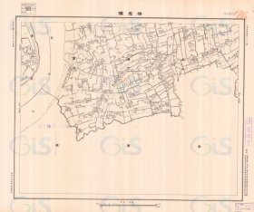 【提供资料信息服务】【复制品】民国25年1936年上海市浦东新区杨思镇《杨思镇街道图》民国上海杨思镇老地图老城区街道图老城厢图街道分布图古建筑寺庙河道遗址分布地图