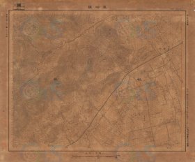 【复制品】民国22年1933年浙江省杭州市临平区星桥街道《星桥镇街道图》民国浙江杭州杭县星桥镇老地图老城区街道图老城厢图街道分布图古建筑寺庙河道遗址分布地图