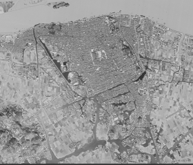 【复制品】6070六七十年代1973年浙江省温州市《温州市区老卫星图》温州老地图温州老卫星图老城区街道影像图地图老航拍图老地图温州街道老地图老城区街道图老城厢图街道分布图古建筑寺庙河道遗址分布地图
