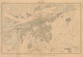 【提供资料信息服务】【复制品】民国2年1913年海南省海口市《海口城图》民国海口老地图城区图街道城市街道老地图老城区街道图海口老城厢图街道分布图到每个村地图古建筑寺庙河道遗址分布地图