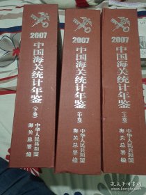 中国海关统计年鉴2007  上中下