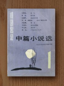 1982中篇小说选1