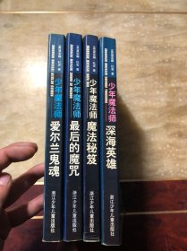 少年魔法师（4册合售）魔法秘笈、深海英雄、爱尔兰鬼魂、最后的魔咒  儿童文学幻想小说