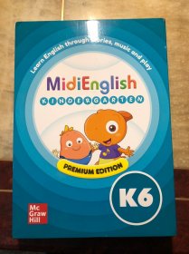 米迪幼儿英语教材  MidiEnglish kindergarten K6(所有书+卡片+挂图 全套）未阅读过只是外盒拆了塑封 全套12本书+10张海报+3组卡片
