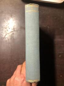 民国时期外国书 DEPARTURE BY ROLAND DORGELES 1928年 精装本（左拉 《出发》）