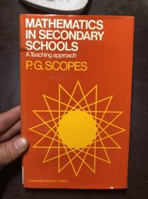 Mathematics in Secondary Schools a Teaching Approach 中学数学教学法 精装本有护封