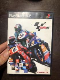 游戏碟光盘 PlayStation2 MotoGP 含日文版手册  带盒