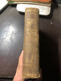 民国时期外国书 CONSTITUTIONAL LAW 1935年（E.C.S.WADE AND G.GODFEY PHILLIPS） 1931年美国宪法