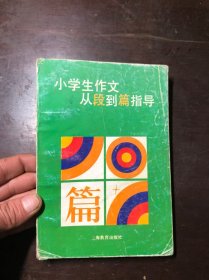 小学生作文从段到篇指导