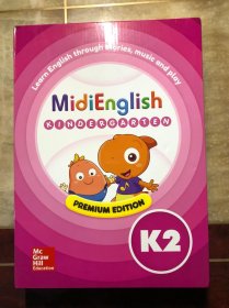 米迪幼儿英语教材  MidiEnglish kindergarten K2(所有书+卡片+挂图 全套）未阅读过只是外盒拆了塑封 全套12本书+10张海报+3组卡片