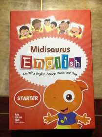 米迪幼儿英语教材  Midisaurus English STARTER(所有书+卡片+挂图+光盘 全套）未阅读过只是外盒拆了塑封