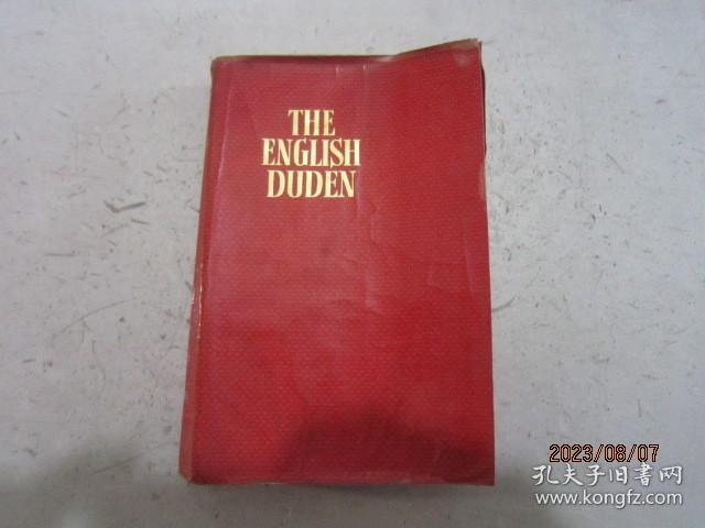 THE ENGLISH DUDEN