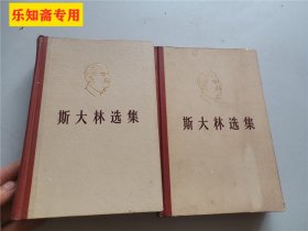 斯大林选集上下册全二册  人民出版社 有现货  八五成新