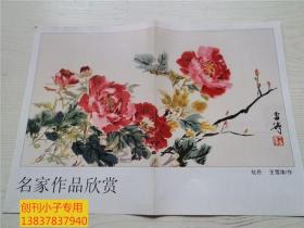 年历画2014年 农历甲午年 老人春秋杂志社赠送  王雪涛牡丹