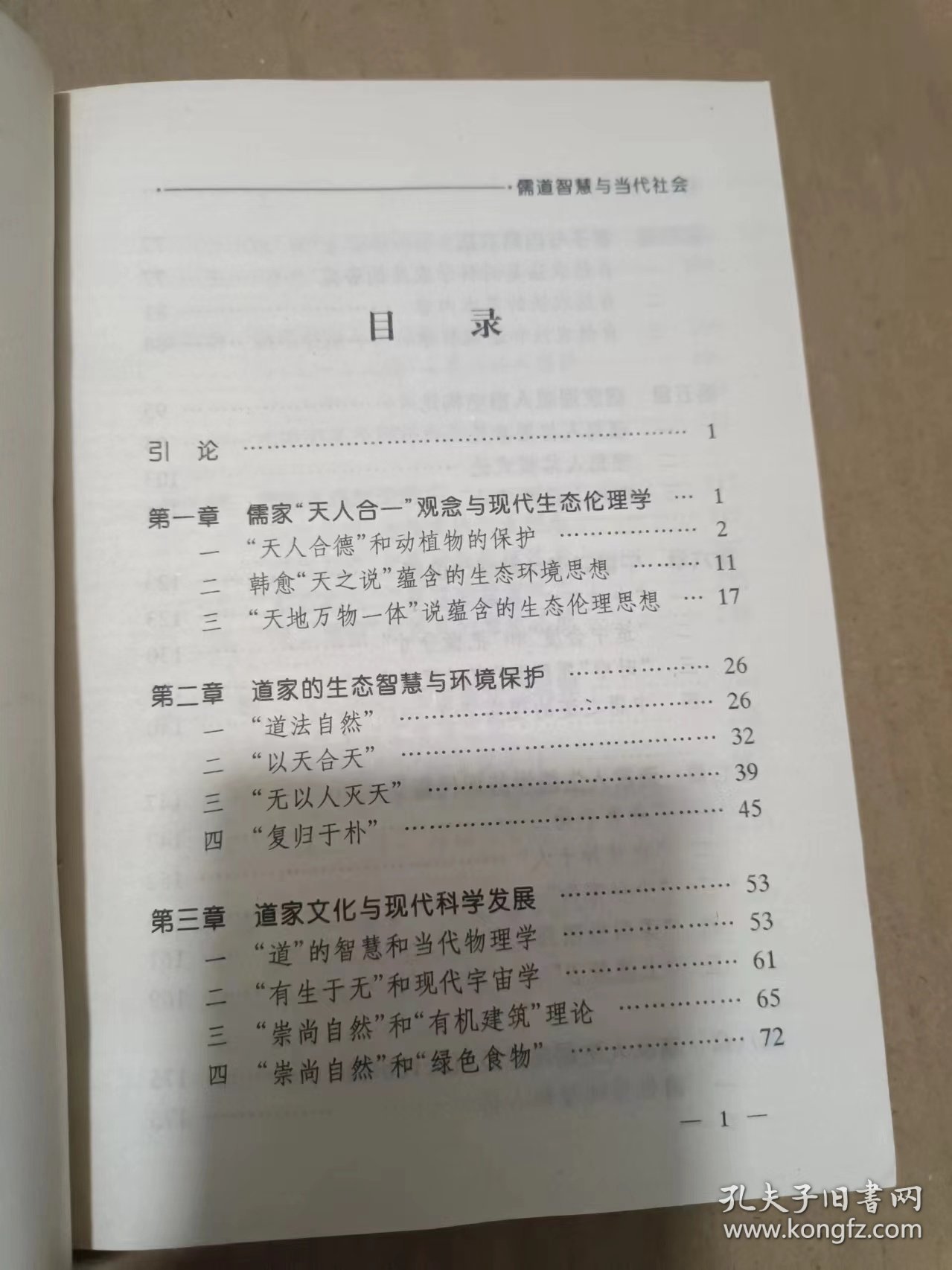 儒道智慧与当代社会