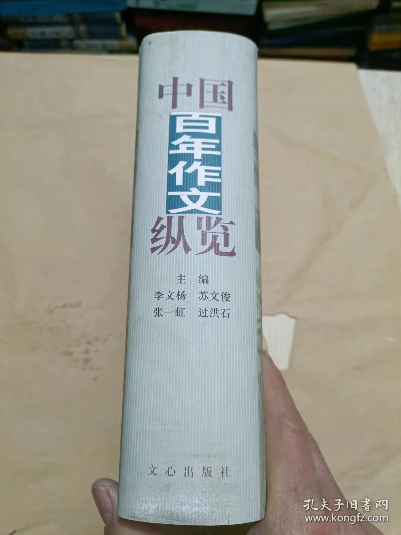 中国百年作文纵览.