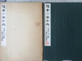 清雅堂珂罗版印《怀素小草千字文》线装一函一册全 1970年