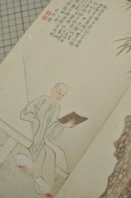 碑帖 《宋拓十七帖》王羲之 王右军草书十七帖  岳雪楼孔广陶旧藏宋拓本 原色原大 30.2cm x 17.1cm