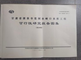 甘肃省酒泉市党河水峡口水库工程 可行性研究报告图集