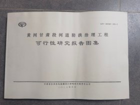 黄河 甘肃段 河道防洪 治理工程 可行性研究报告图集