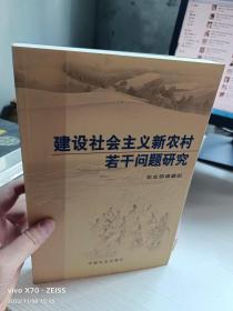 建设社会主义新农村若干问题研究