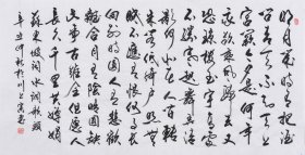 【九年老店，六千好评】【取自本人 终身保真】山东舜源书画艺术院院士，当代书法名家朱老师亲笔手写行书书法作品《水调歌头明月几时有》SF5768