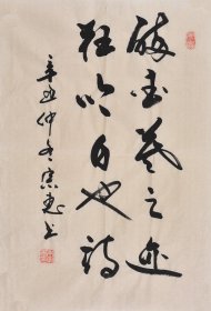 【九年老店，六千好评】【名家书法作品】山东舜源书画艺术院院士，当代书法名家朱老师亲笔手写行书书法作品《》SF6160