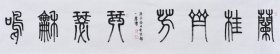 【作者直供，保证真迹】国家一级美术师、中国书画家协会会员、中国书画院研究生乔老师书法作品《兰桂齐芳》SF4428，（170×34CM）