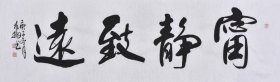 【九年老店，六千好评】【真迹】山东舜源书画艺术院院士，济宁书协会员王老师《宁静致远》SF5553